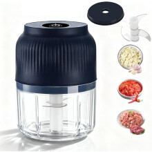 Electric Garlic Chopper Portable USB Rechargeable Mincer