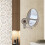 3X Bath Mirror Cosmetic Mirror 1X/3X Magnification Suction Cup Adjustable Makeup Mirror Double-Sided Bathroom Mirror 3