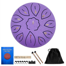 Hand Pan Steel Drum C Major 11-Note 6 Inch