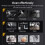 USB Car Vacuum Cleaner 6KPa Suction Portable Handheld ABS 5