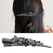Duck Bill Hair Clip with Rhinestones for Women 1 Pack