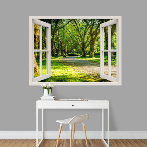 Green Spring Nature Wall Sticker 36x48 Inch