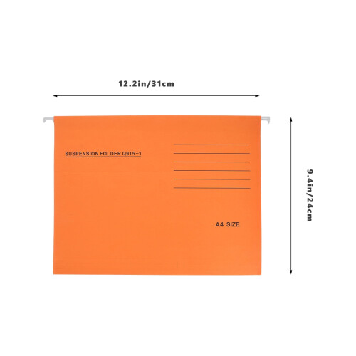 A4 Hanging File Folders Assorted Colors 1
