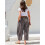 Women's Linen Wide Leg Pants Casual Loose Drawstring 3