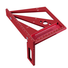 3D Multi-Angle Measuring Ruler Square Aluminum Alloy T-Type