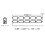 6 Pcs Suitable for  DCB200 20V10 Core 21700 Electric Core Power Tool Plastic Shell Protection Board 3