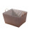 Foldable Laundry Basket Woven Canvas 50x39x39cm 2