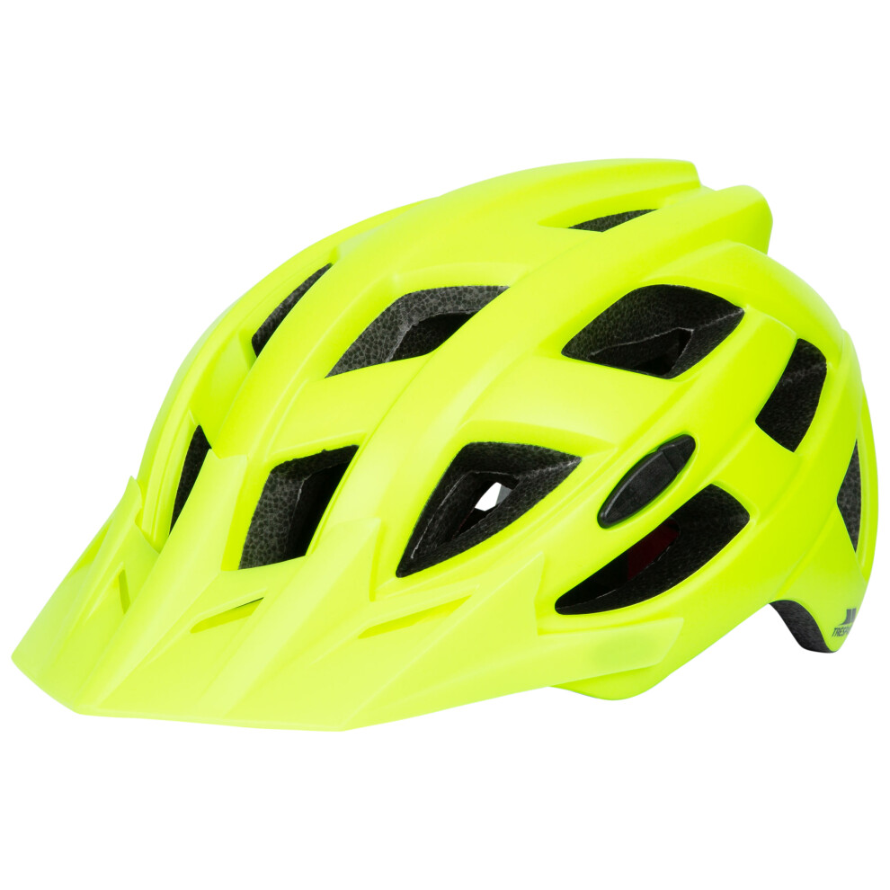 Trespass (L, Hi Visibility Yellow X) Adult Bike Helmet Cycling Visible Zprokit