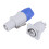 40Er Set PowerCON Typ A NAC3FCA + NAC3MPA-1 Chassis Plug Panel Adapter 5