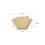 Coffee Filters Thickened Cone 50-Pack Natural Wood Pulp 4
