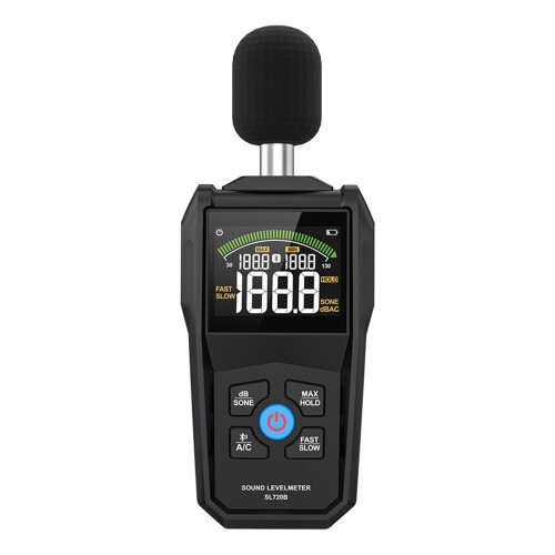 Digital Sound Level Meter A/C Weighting 30-130 dB