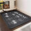 2-Pack Diskmatta, Superabsorberande Diskmatta, för Köksbänk, Passar Under Espressomaskin (Bokstävertryck) 3