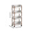 Caddy Storage Rack with Rollers Mobile Layered Cart 3