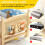 Stuffed Animal Storage Net Beige 70 x 30 cm 4