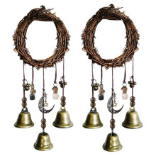Witch Bells Home Decor Hanging Wind Chimes Style 4 1 Pack