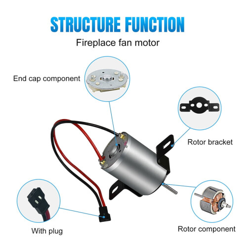 Thermoelectric Fireplace Fan Motor and Generator Sheet Set 1