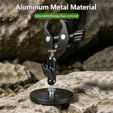 Magnetischer Regenschirm-Aufbewahrungsständer Multifunktionale Metall 360 Magnetklemme Gelenkhalter für Taschenlampe Regenschirm Fixteile