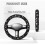 Galaxy Golf Cart Steering Wheel Cover Sweat-Absorbent 5