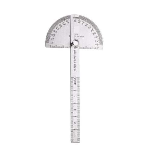 Stainless Steel Protractor Angle Finder 180 1