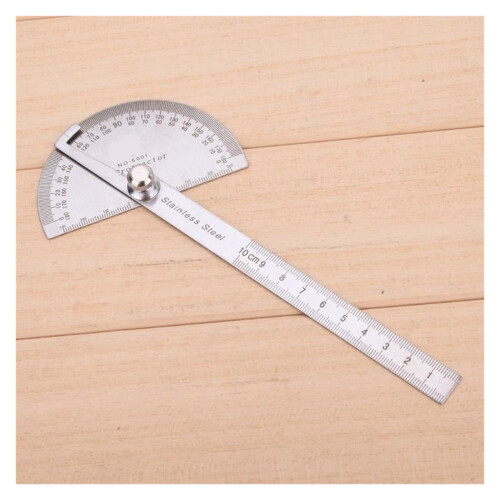 Stainless Steel Protractor Angle Finder 180 2