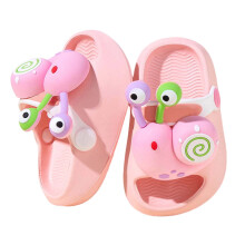 AWZXDE Girls' Summer Clog Slippers Pink Cartoon Design