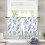 Sheer Curtains Hydrangea Watercolor 52x54 in 2 Panels 1