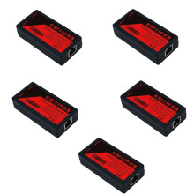 5X 2-Poorts POE-Extender 100 Mbps met IEEE 802.3Af-Standaard voor NVR IP-Camera AP IP VOICE POE Verleng 100 Meter voor POE-Bereik