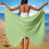 Women's Spaghetti Strap Wrap Dress Lightweight Beach 1