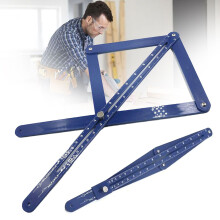 Corner Angle Finder Protractor Blue Woodworking Tool