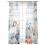 Sheer Curtains White Coastal Starfish Shell Corals Wood 1