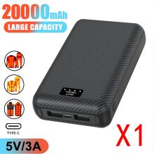 Heated Vest Power Bank 20000mAh 5V 3A