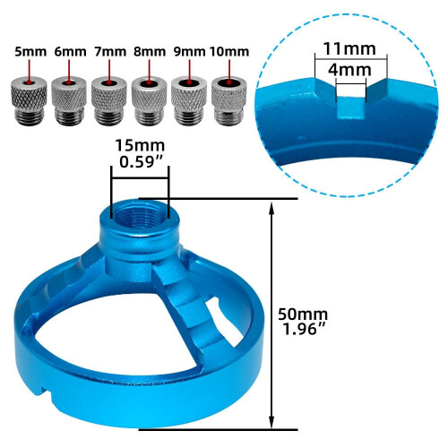 Aluminum Alloy Drill Guide Fixture for 5-10mm Vertical 1
