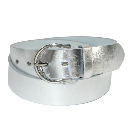 CTM Womens 35 mm Wide Basic Bridle Belt 2
