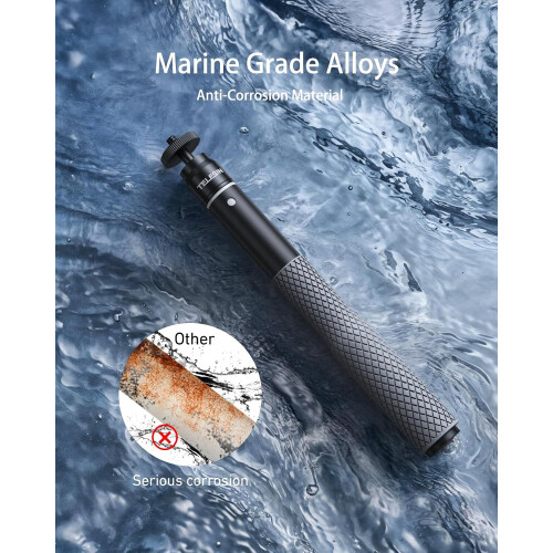 25.7in Underwater Selfie Stick with Strap for Action Cameras 1