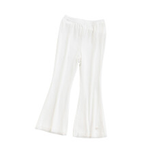 Flare Leggings for Girls White Size 9-10 Years