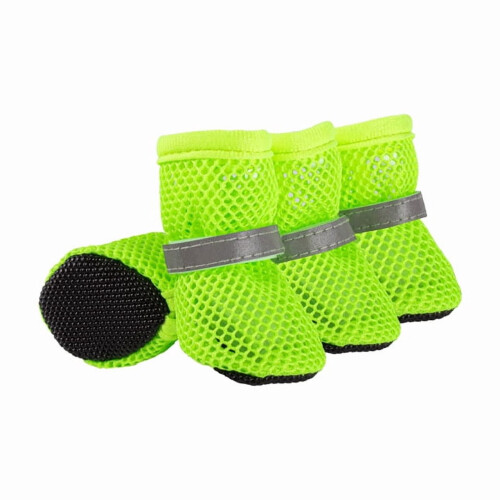 Dog Shoes Small Size Fluorescent Green
