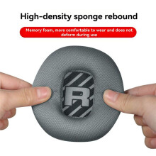 For Astro A10 Gen 2 EarPads Gaming Headset Cloth Memory Foam Replace Earpad Headphone Accessories Gray Net