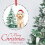 Crystal Glass Christmas Ornament Dog with Tree 3