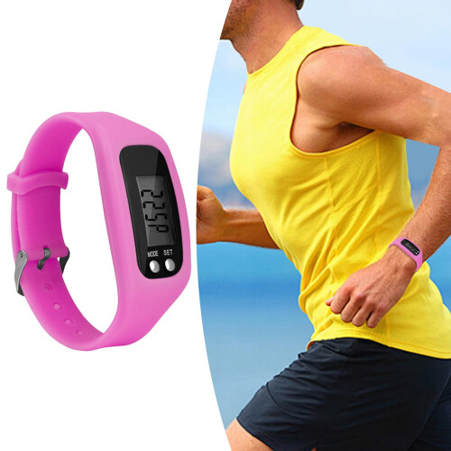 Pedometer Watch Silicone Steps Tracker 2025 1
