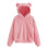 Girls Fleece Hoodie 4-15 Years Solid Color Thermal Pullover 2