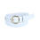 CTM Women's Thick Rounded Buckle Belt 5