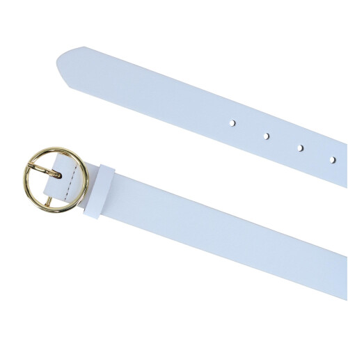 CTM Women's Thick Rounded Buckle Belt 1