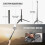 57.9in Selfie Stick Tripod with Phone Holder and Remote for iPhone and Android 2