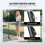 57.9in Selfie Stick Tripod with Phone Holder and Remote for iPhone and Android 4
