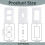 Foam Outlet Insulation Pads 4" x 2.5" 75 pcs 2
