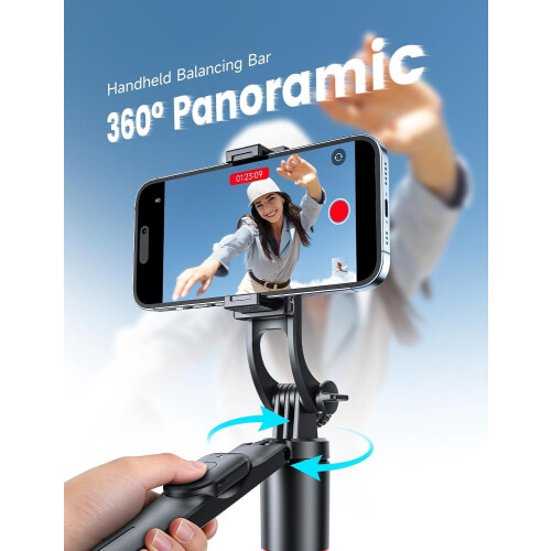 67in Selfie Stick Tripod with Light Remote and 360 Rotation 2