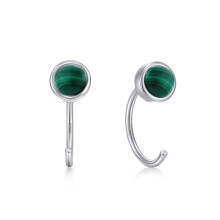 925 Sterling Silver Half Hoop Earrings Hypoallergenic