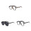 (Tortoise Blue)Moderne Brille mit Vollrahmenstruktur und UV-Schild für modischen Outdoor-Stil 2