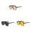 (Tortoise Blue)Moderne Brille mit Vollrahmenstruktur und UV-Schild für modischen Outdoor-Stil 3