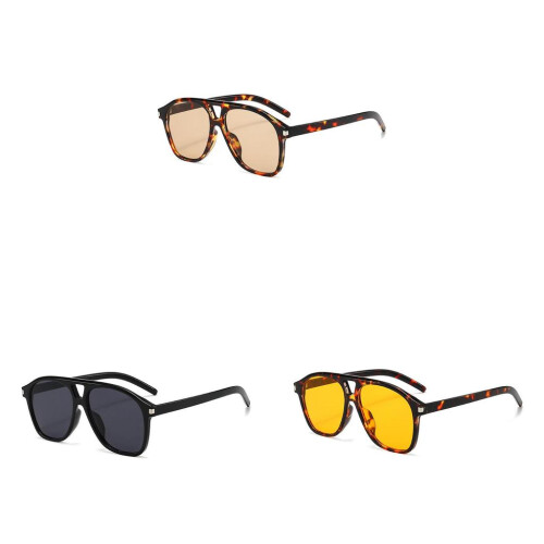 (Tortoise Blue)Moderne Brille mit Vollrahmenstruktur und UV-Schild für modischen Outdoor-Stil 2